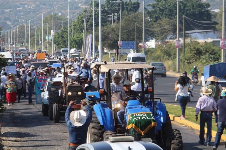 En Chiapas, agrupaciones se manifiestan contra el Tren Maya y megaproyectos